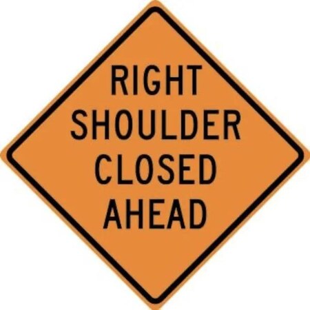 Accuform RIGID CONSTRUCT ION SIGN RIGHT SHOULDER FRK315DP